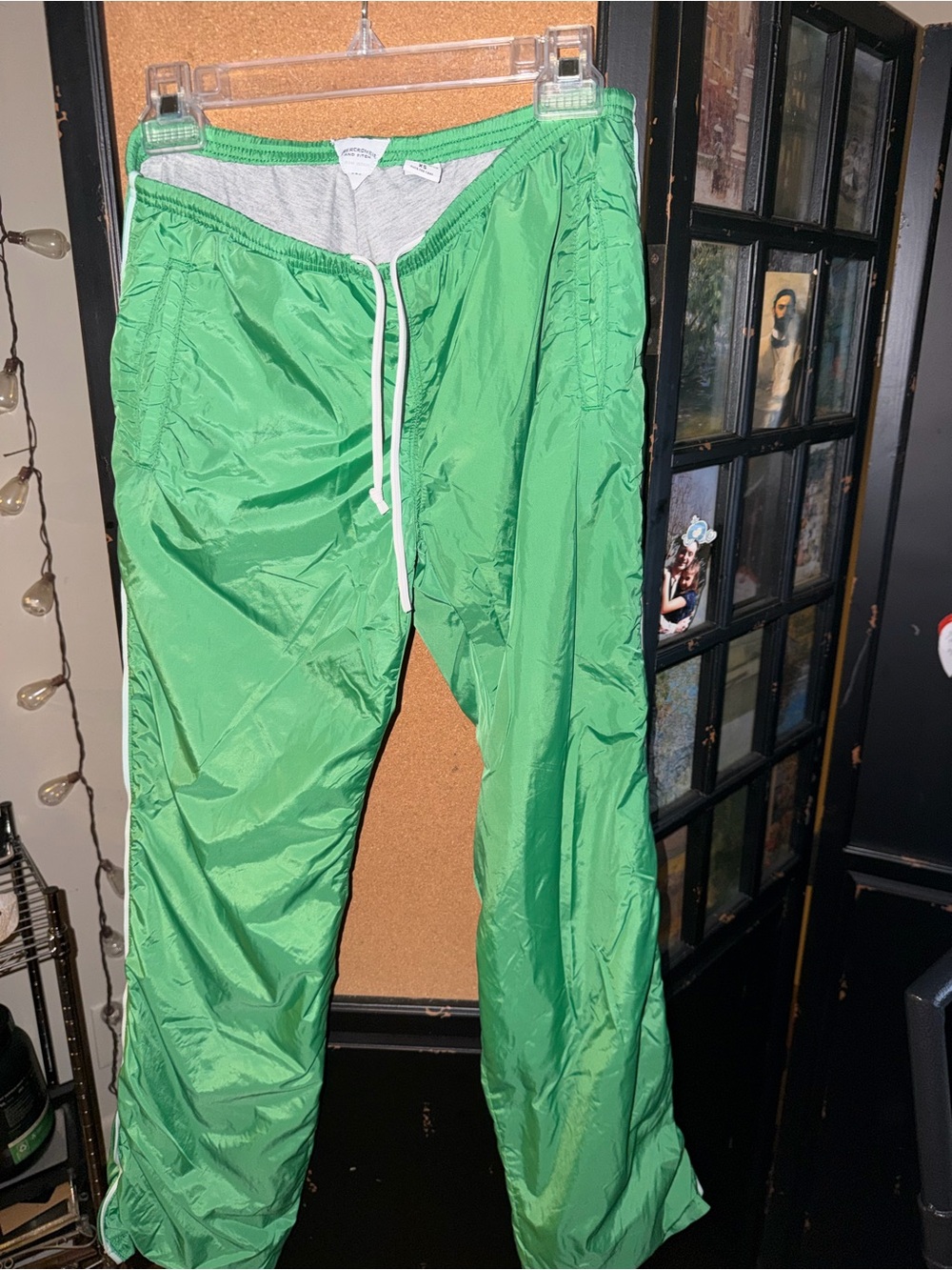 Y2K Abercrombie & Fitch Bright Green Windbreaker Joggers